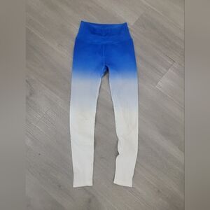 Spiritual Gangster Women Blue Yoga Pants XS